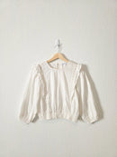 Puff Sleeve Cotton Blouse (S)