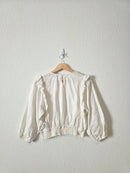 Puff Sleeve Cotton Blouse (S)