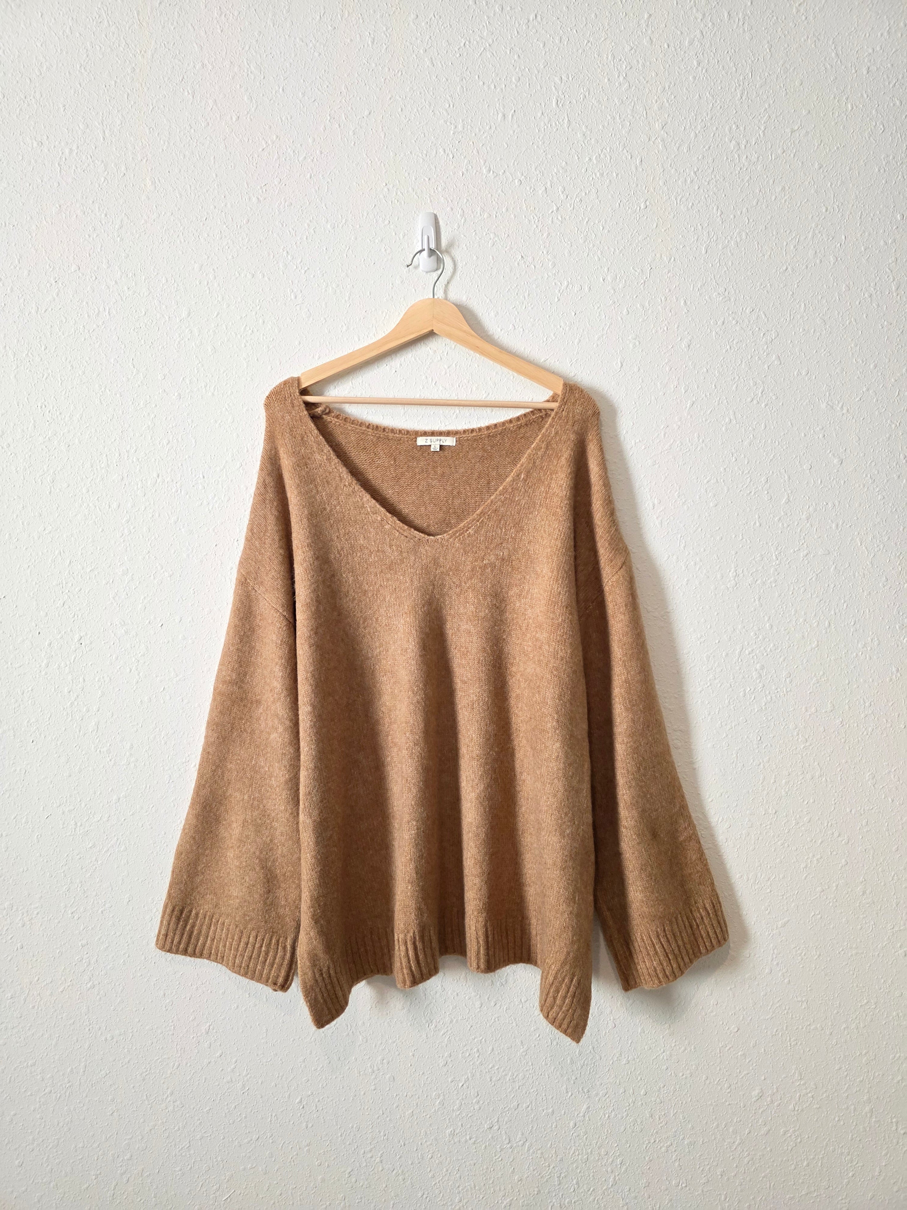 Z Supply Brown Oversized Sweater (L)