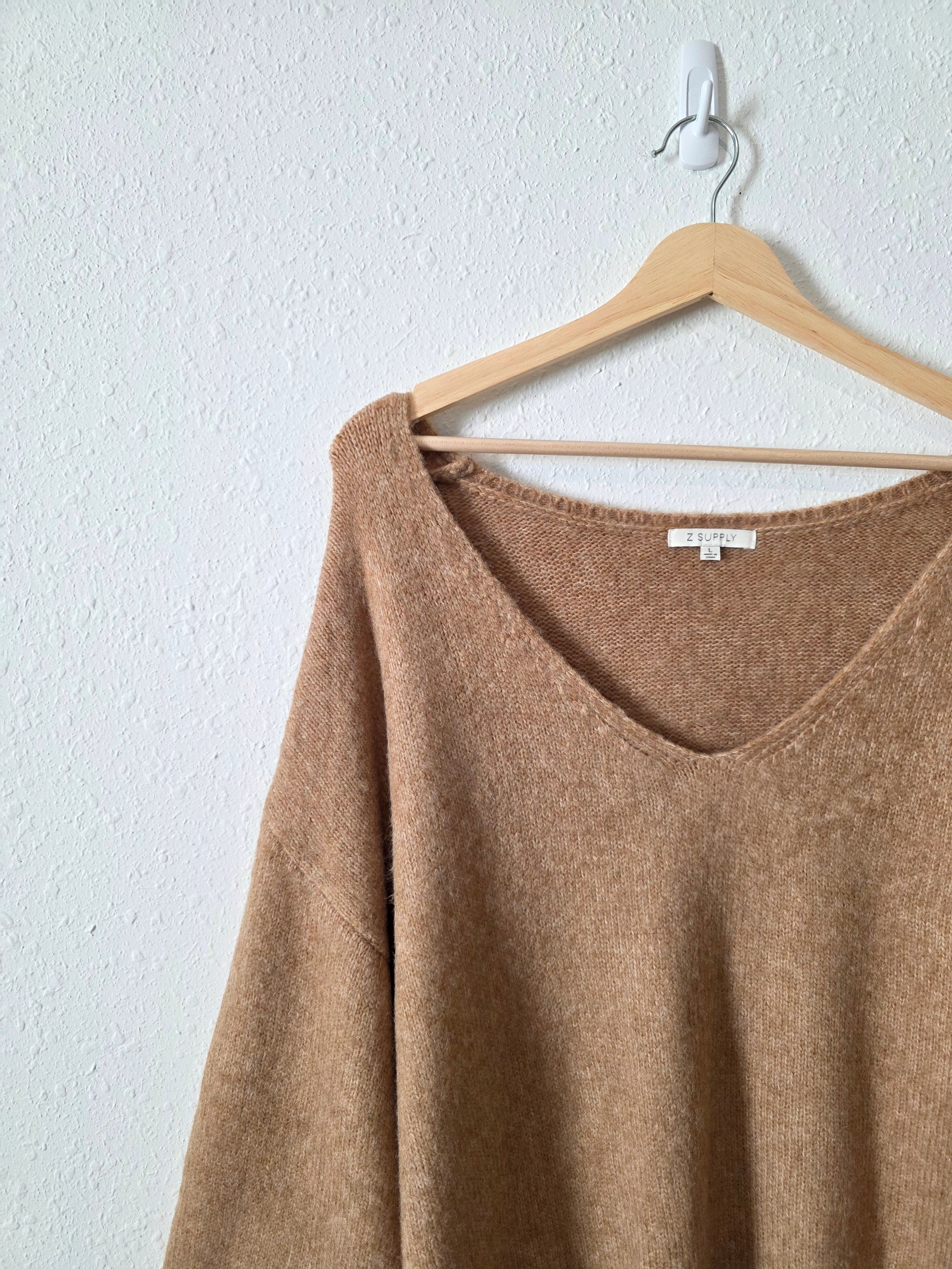 Z Supply Brown Oversized Sweater (L)