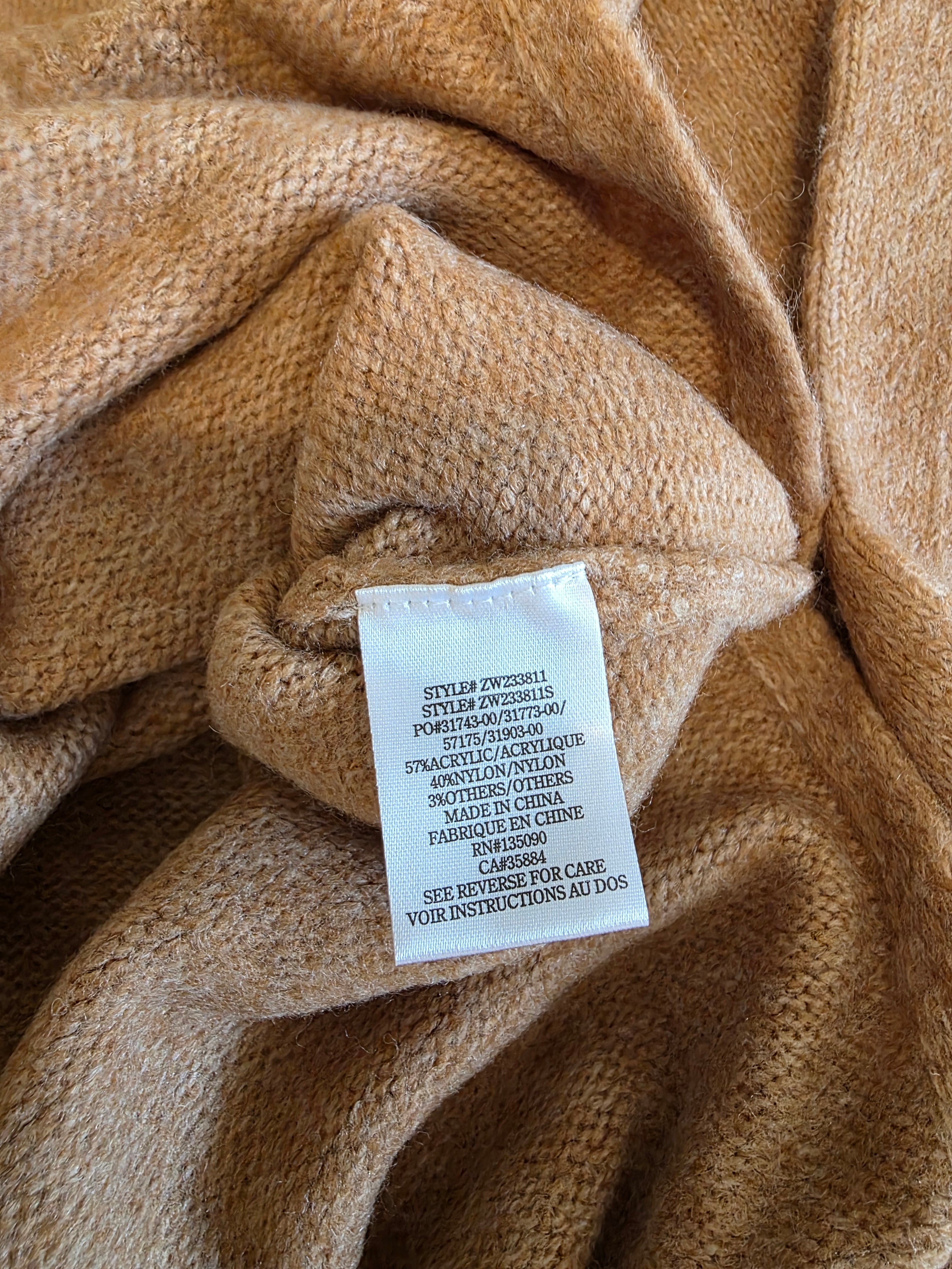 Z Supply Brown Oversized Sweater (L)