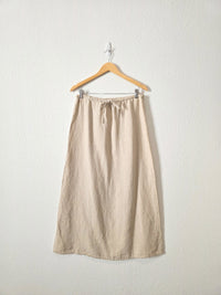 Vintage J.Crew Linen Maxi Skirt (M)