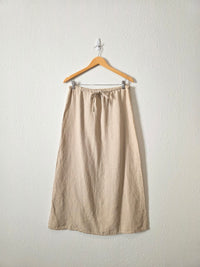 Vintage J.Crew Linen Maxi Skirt (M)
