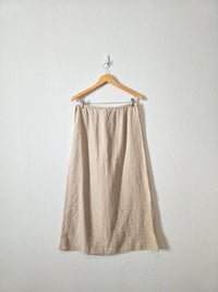 Vintage J.Crew Linen Maxi Skirt (M)
