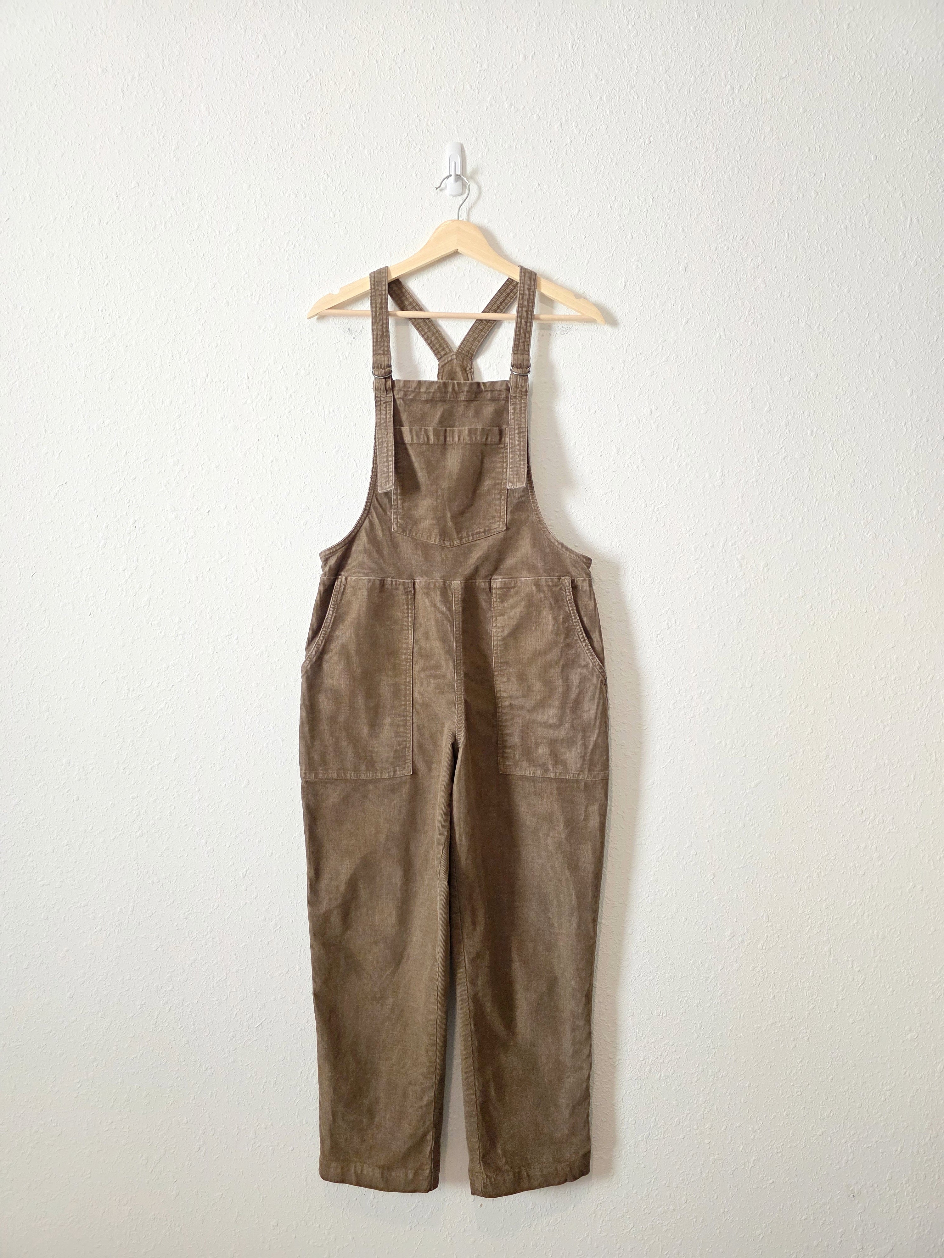 Aerie Corduroy Straight Overalls (S)