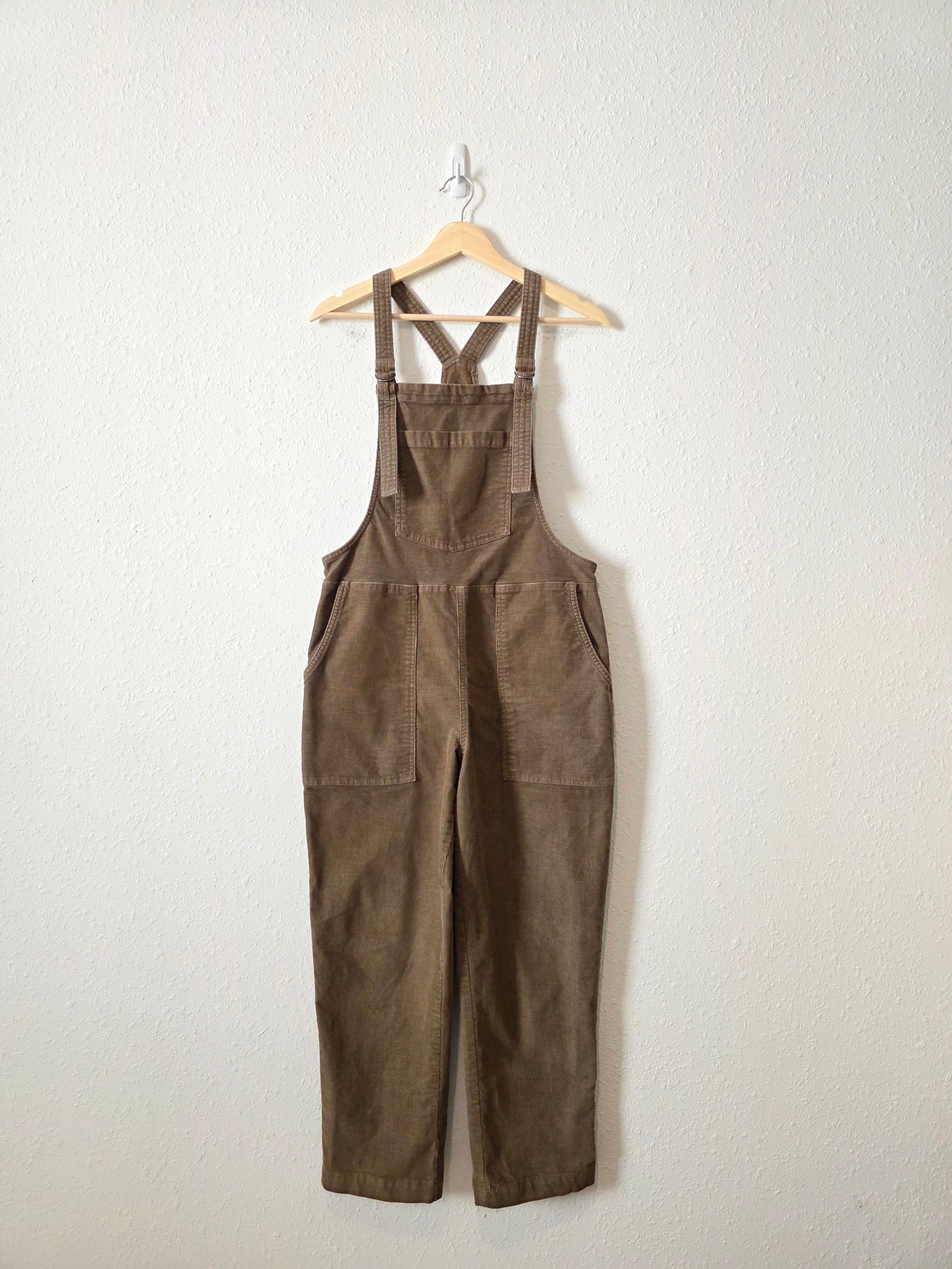 Aerie Corduroy Straight Overalls (S)
