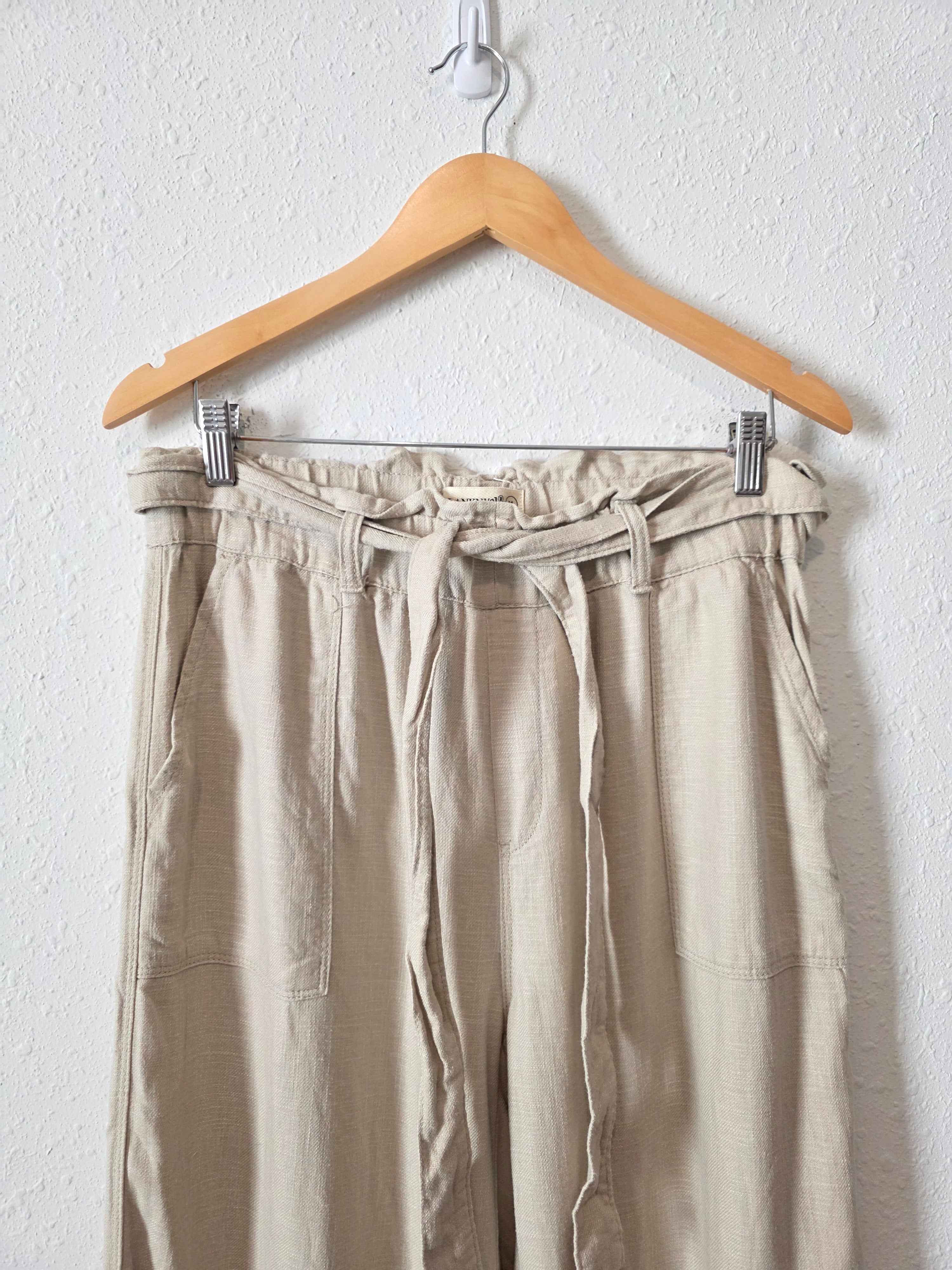 Blanknyc Linen Wide Leg Pants (M)