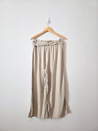 Blanknyc Linen Wide Leg Pants (M)