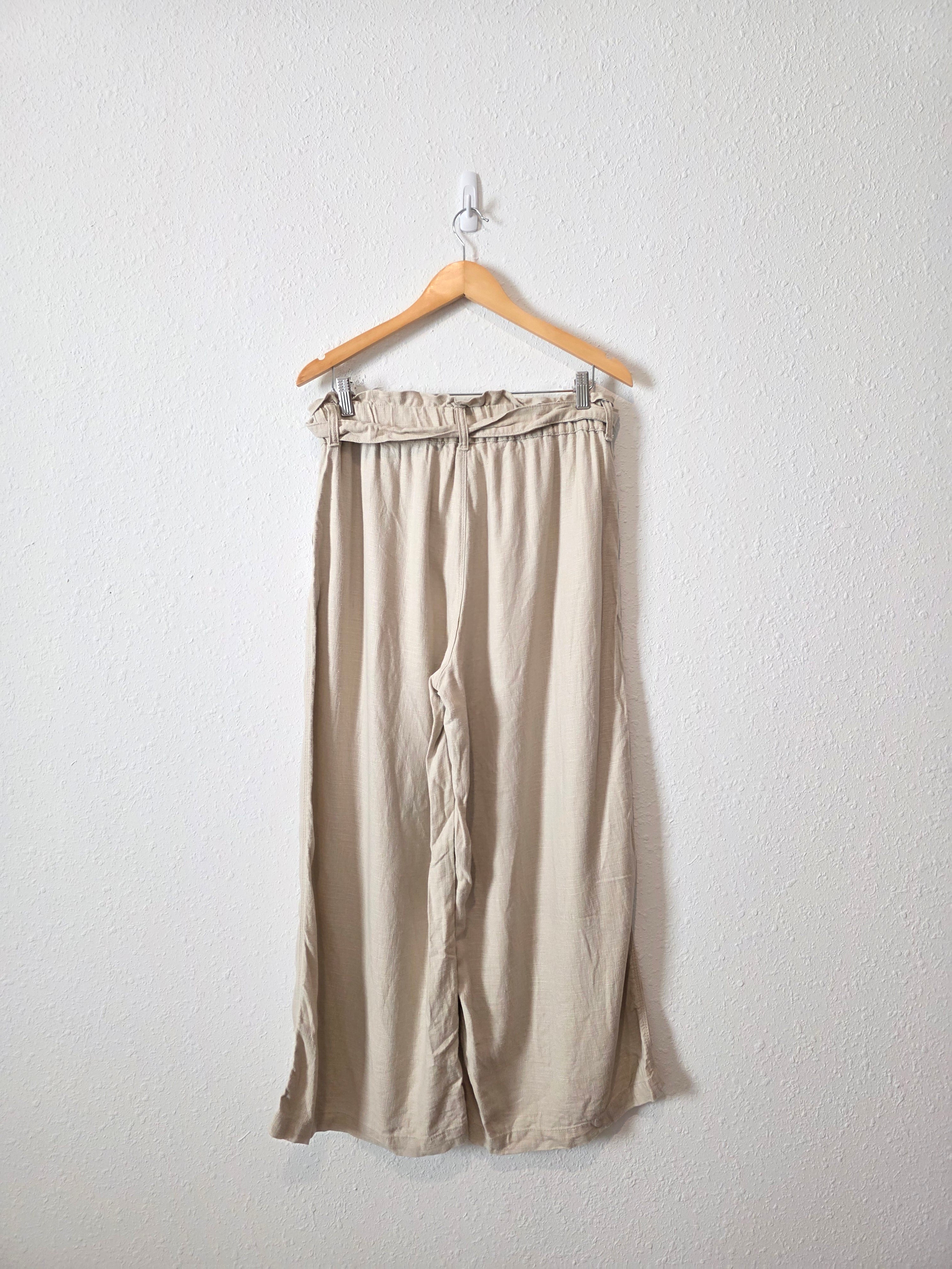 Blanknyc Linen Wide Leg Pants (M)