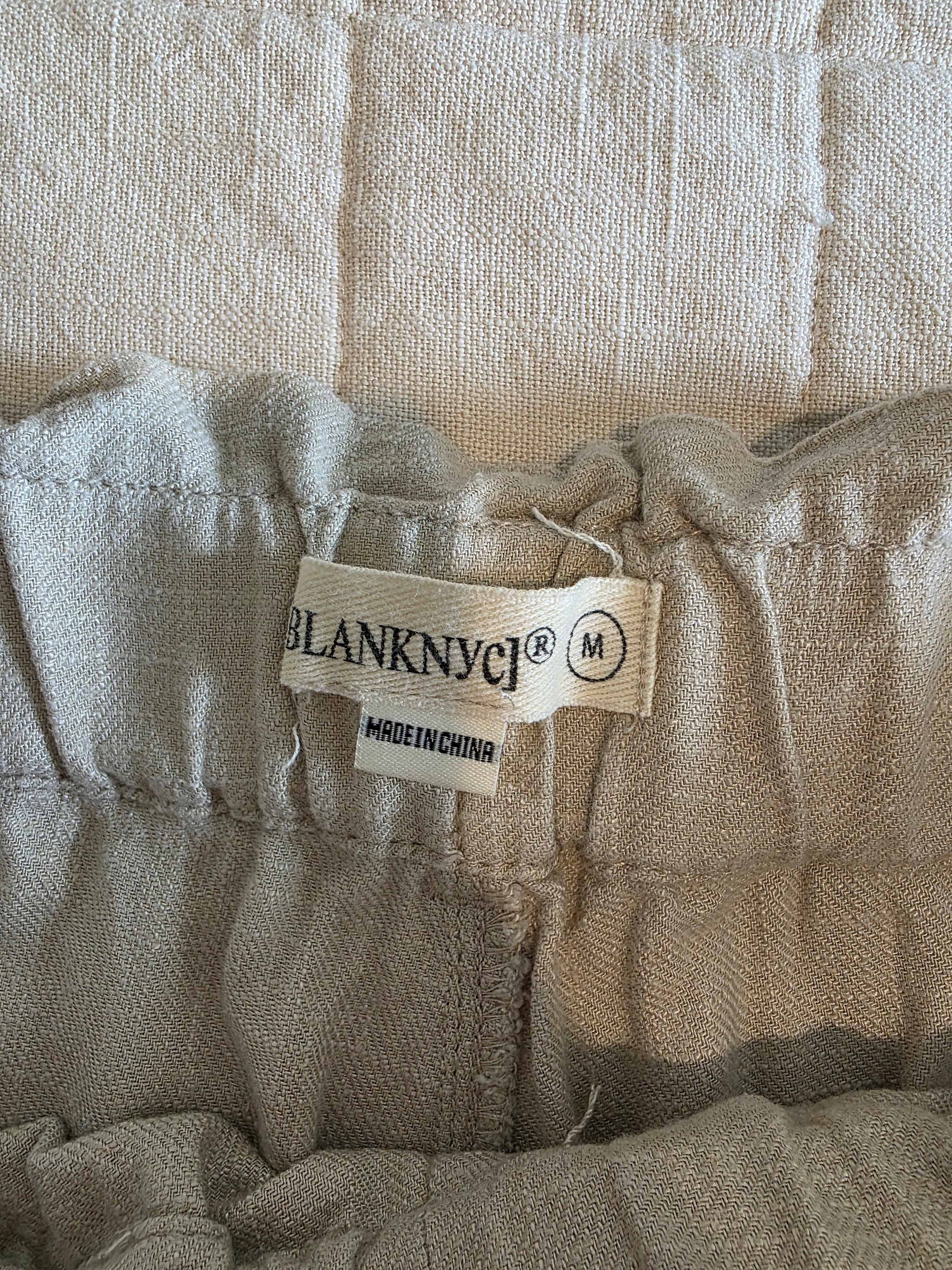 Blanknyc Linen Wide Leg Pants (M)