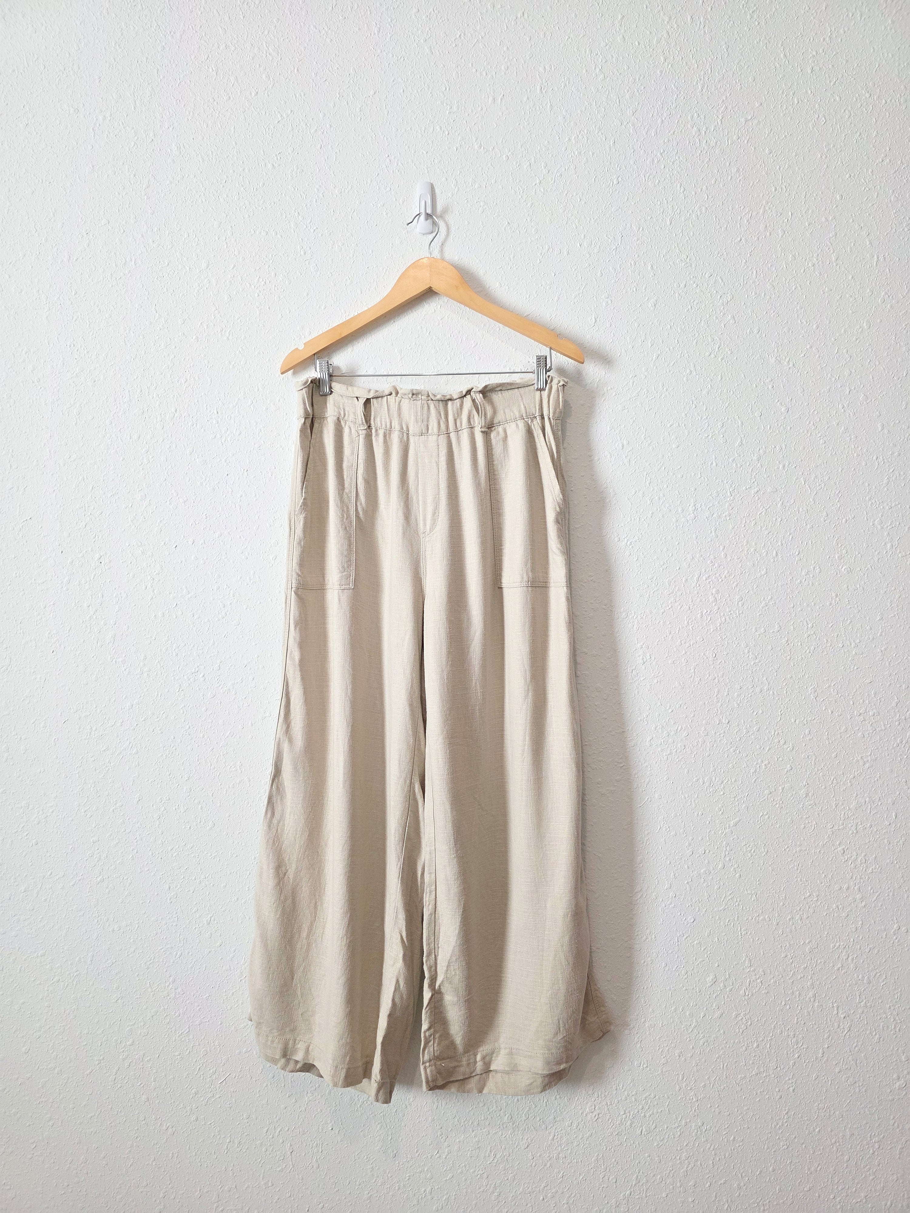 Blanknyc Linen Wide Leg Pants (M)