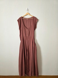Free People Rose Wide Leg Jumpsuit (S)