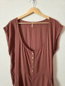 Free People Rose Wide Leg Jumpsuit (S)