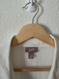 Vintage White Linen Button Up (M)