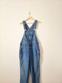 Slouchy Straight Denim Overalls (12)