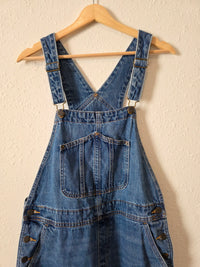 Slouchy Straight Denim Overalls (12)