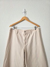 NEW Ecru Wide Leg Jeans (14)