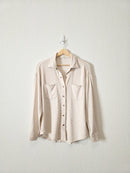 Z Supply Oatmeal Shirt Jacket (XS)