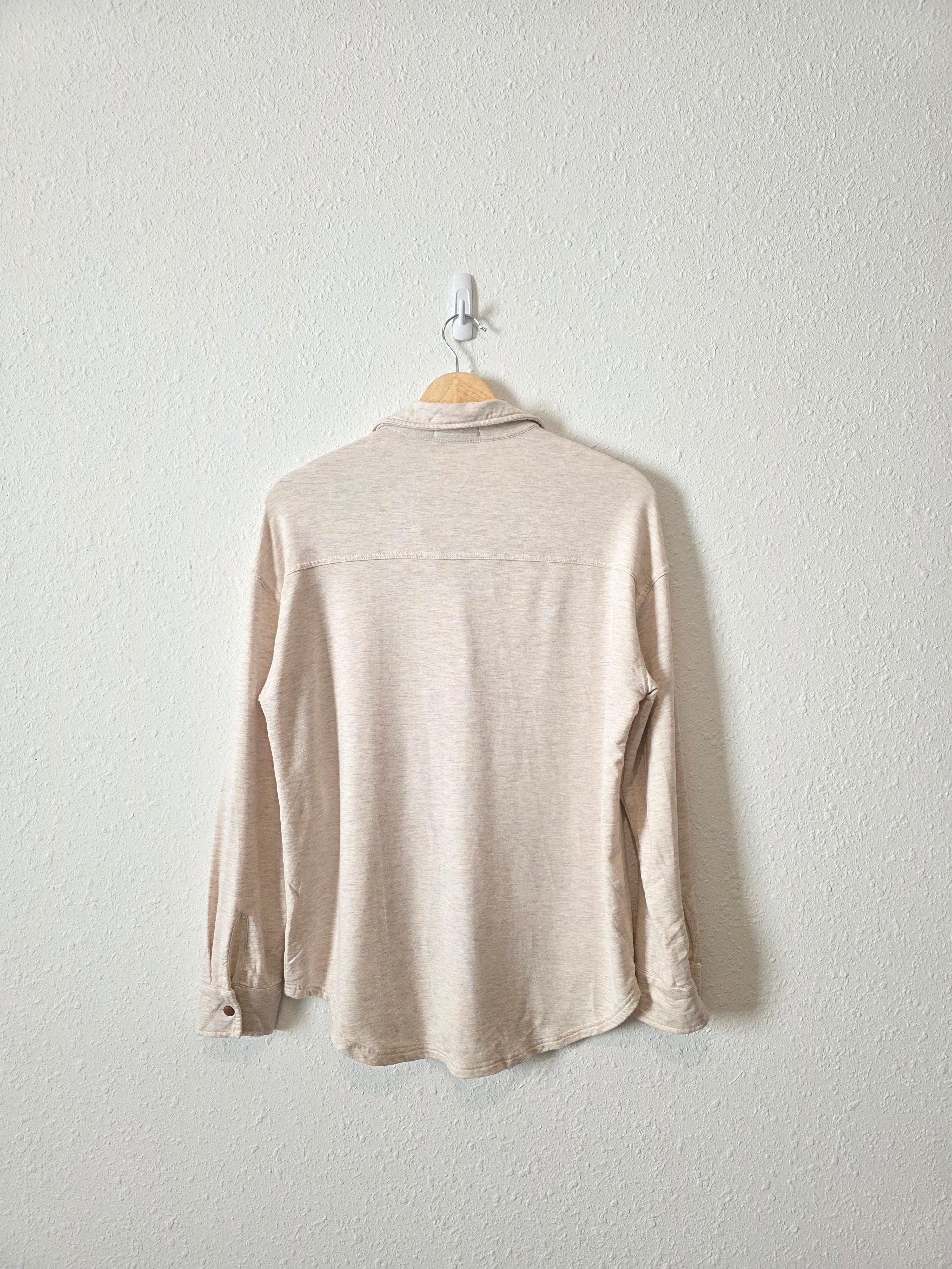 Z Supply Oatmeal Shirt Jacket (XS)