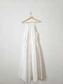 White Cotton Maxi Dress (S)