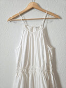 White Cotton Maxi Dress (S)