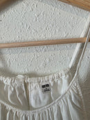 White Cotton Maxi Dress (S)