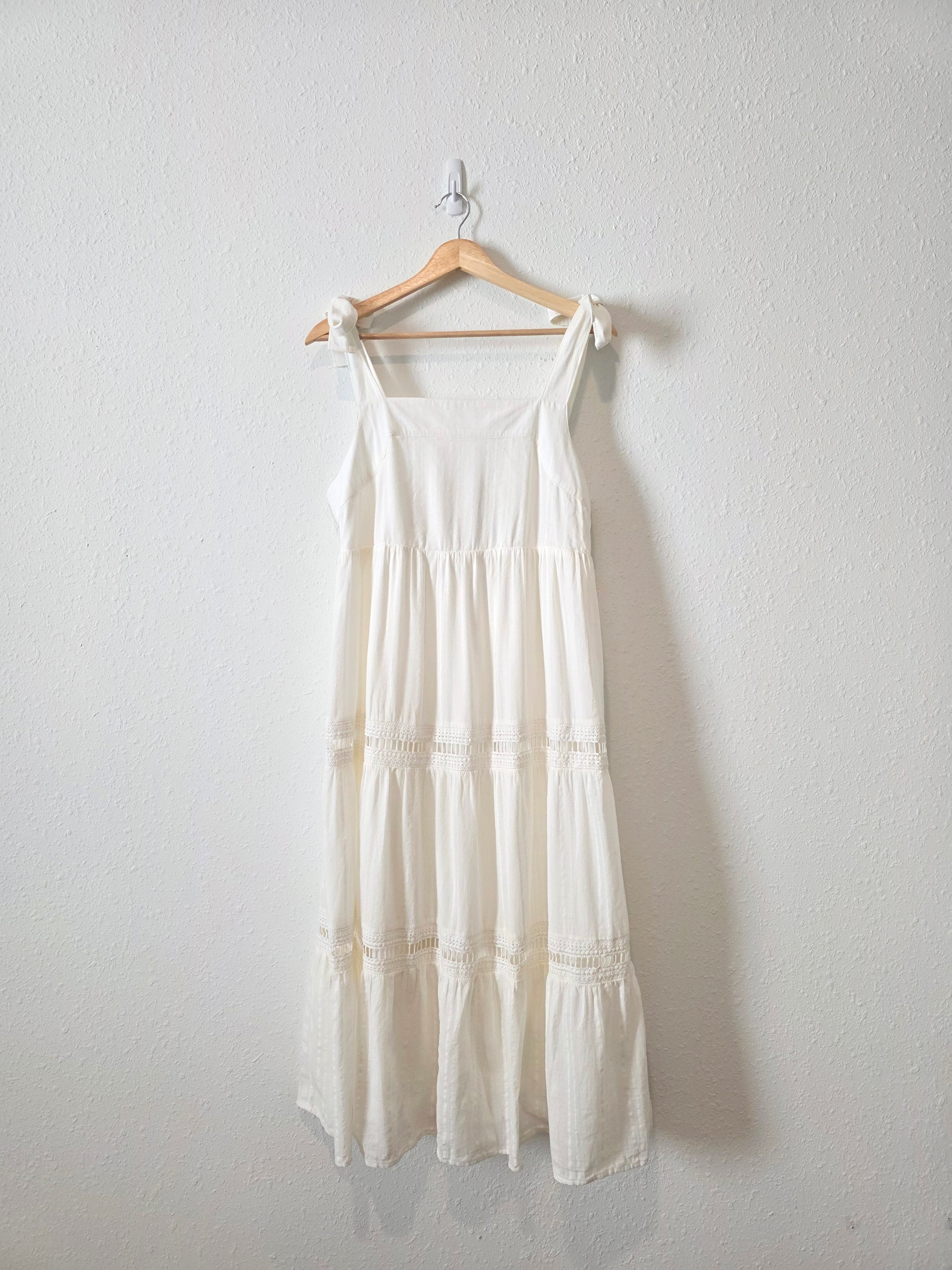 Carve Tie Strap Midi Dress (L)