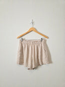Abercrombie Neutral Gingham Shorts (M)