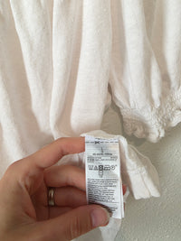 Banana Republic White Linen Blouse (L)