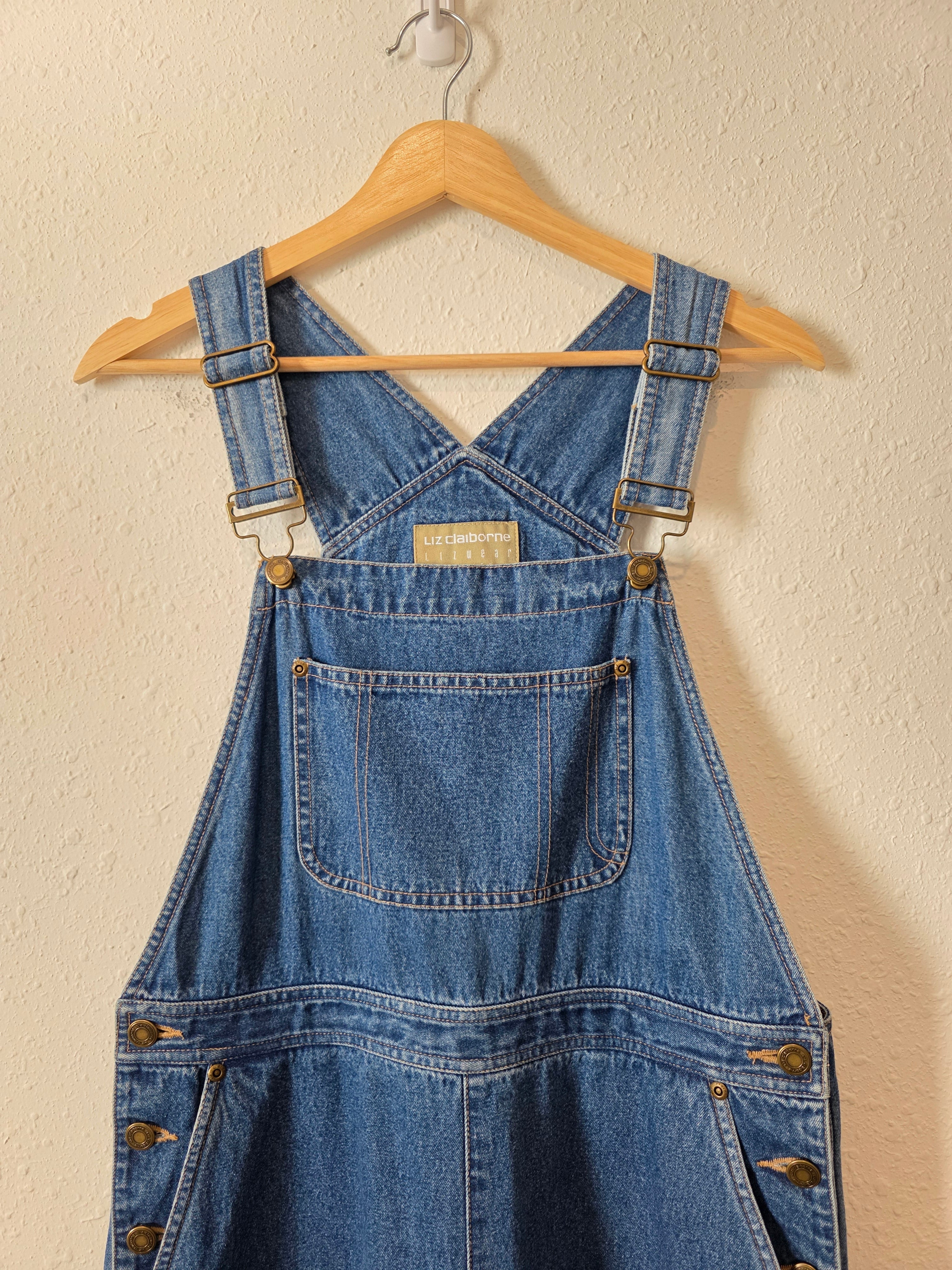 Vintage Relaxed Denim Overalls (SP)