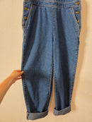 Vintage Relaxed Denim Overalls (SP)