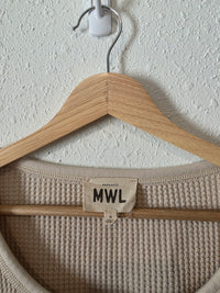 Madewell Waffle Crop Tee (M)
