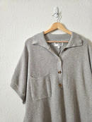 Bucketlist Cotton Waffle Romper (M)