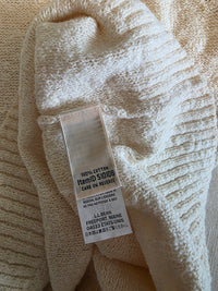 LL Bean Cream Textured Cotton Sweater (2X)