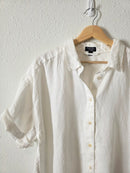 J.Crew Irish Linen Button Up (L)