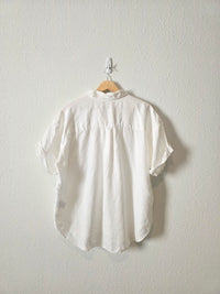 J.Crew Irish Linen Button Up (L)
