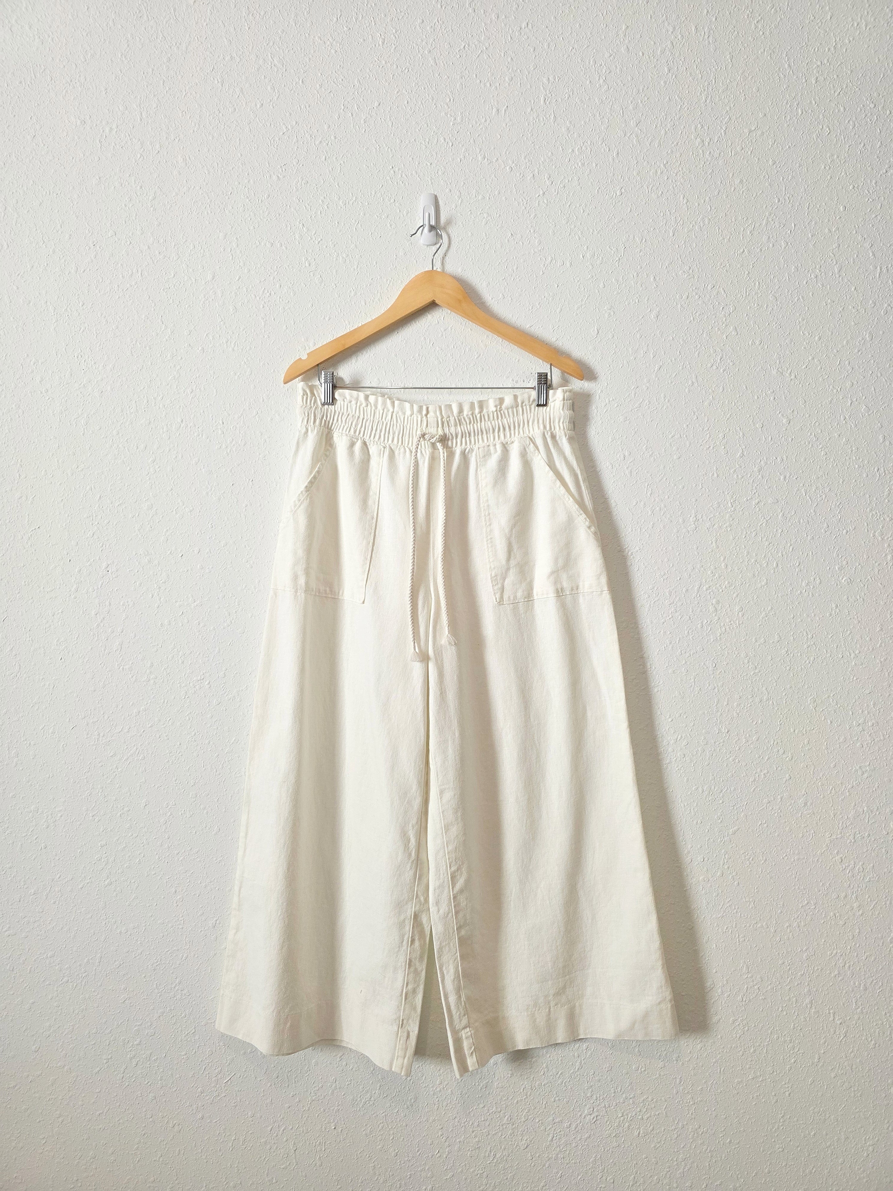 Banana Republic Hemp Wide Leg Pants (M)