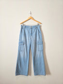 Loft Wide Leg Cargo Jeans (28/6)