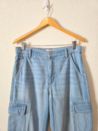 Loft Wide Leg Cargo Jeans (28/6)