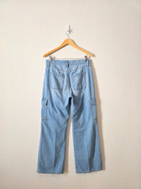 Loft Wide Leg Cargo Jeans (28/6)