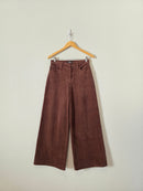 Brown Wide Leg Cord Jeans (27)