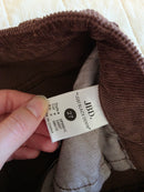 Brown Wide Leg Cord Jeans (27)