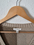 Blu Pepper Neutral Cable Knit Cardigan (M)