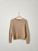 Polo Ralph Lauren Cable Knit Cotton Sweater (M)