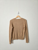 Polo Ralph Lauren Cable Knit Cotton Sweater (M)