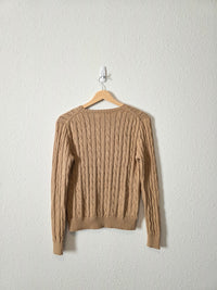 Polo Ralph Lauren Cable Knit Cotton Sweater (M)
