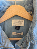 Light Wash Denim Shirt Jacket (XS)