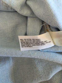 Light Wash Denim Shirt Jacket (XS)
