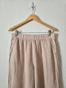 Linen Wide Leg Pants (L)