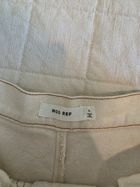 Mod Ref Ecru Wide Leg Pants (L)